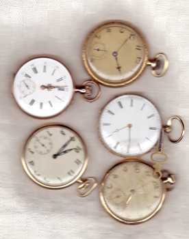 Fotografía: Proponga a vender 6 Relojs de bolsillos mecánicos Hombre - GOUSSET OR 18K - GOUSSET