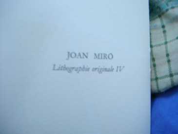 Fotografía: Proponga a vender Litografía JOAN MIRO - Siglo XX
