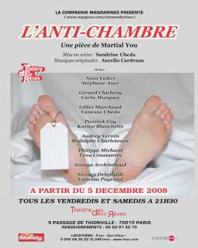 Fotografía: Proponga a vender Billete de concierto L'ANTI-CHAMBRE - THEATRE DES DEUX REVES PARIS
