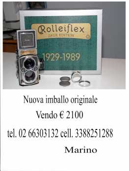 Fotografía: Proponga a vender Cámara fotográfica ROLLEIFLEX - 2.8 GX EDITION