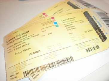 Fotografía: Proponga a vender Billete de concierto LAURA PAUSINI WORLD TOUR 09 @ FIRENZE (2 GIUGNO) - NELSON MANDELA FORUM