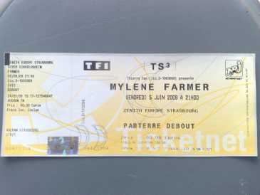 Fotografía: Proponga a vender Billetes de concierto MYLENE FARMER - ZENITH STRASBOURG