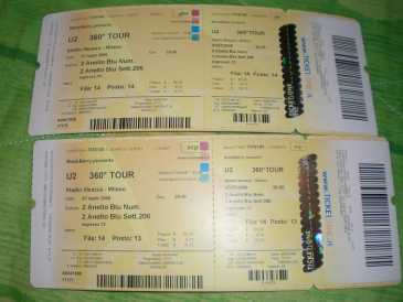 Fotografía: Proponga a vender Billete de concierto U2 - 360° TOUR 2009 - MILANO
