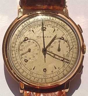 Fotografía: Proponga a vender Reloj cronógrafo Hombre - MOVADO - MOVADO CRONO 1943 ORO 18K