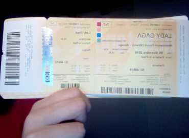 Fotografía: Proponga a vender Billete de concierto CONCERTO LADY GAGA  IL 5/12 - MEDIOLANUM (MILANO)