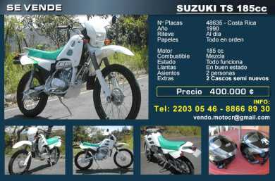Fotografía: Proponga a vender Moto 180 cc - SUZUKI - TS (185 CC)