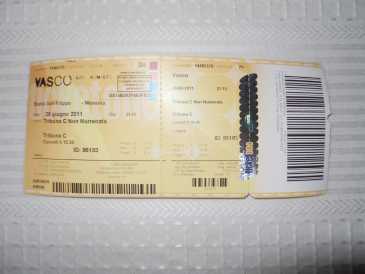 Fotografía: Proponga a vender Billete de concierto CONCERTO VASCO MESSINA 2011 - MESSINA STADIO SAN FILIPPO