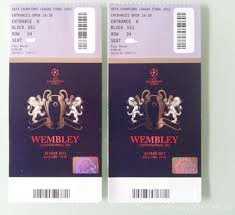 Fotografía: Proponga a vender Billete para acontecimiento deportivo UEFA CHAMPIONS LEAGUE 2011 - LONDON, WEMBLEY