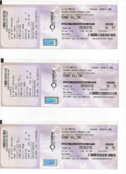Fotografía: Proponga a vender Billetes de concierto SONNY ROLLINS - OLYMPIA PARIS