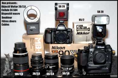 Fotografía: Proponga a vender Cámara fotográfica NIKON - F4S ET F90 X PLUS OBJECTIFS