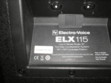 Fotografía: Proponga a vender Instrumentos de música ELECTRO VOICE - ELX115