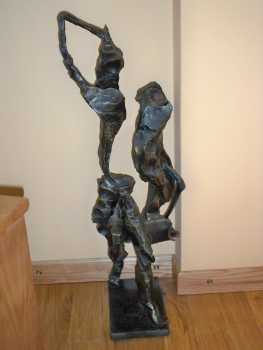 Fotografía: Proponga a vender 2 Estatuas FIRMA: DE BIASI - Contemporáneo