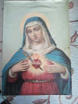 Fotografía: Proponga a vender Lámina MARIA CORAZON DE JESUS - Siglo XIX