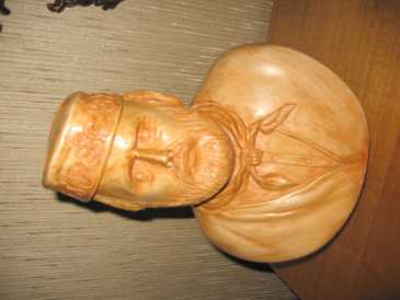Fotografía: Proponga a vender Busto Madera - GIUSEPPE GARIBALDI - Contemporáneo