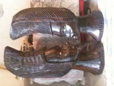 Fotografía: Proponga a vender 2 Bustos Madera - PRINCE AFRICAIN - Contemporáneo
