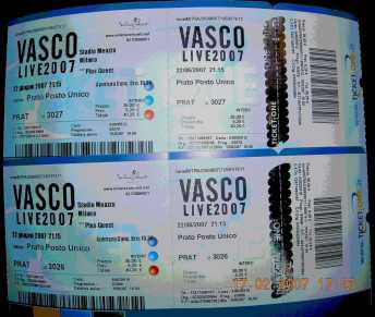 Fotografía: Proponga a vender Billetes de concierto VASCO ROSSI TOUR 22.06 - MILANO SAN SIRO