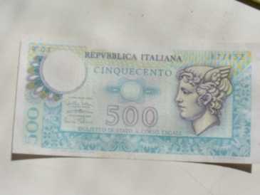 Fotografía: Proponga a vender Moneda 500 LIRE MERCURIO 14/02/1974 SERIE SOSTITUTIVA W03