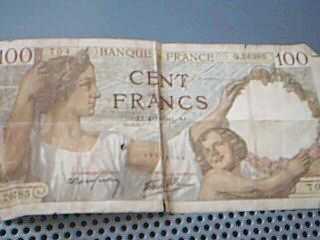 Fotografía: Proponga a vender 3 Boletos ANCIENS BILLETS DE 50,100 ET 1000 FRANCS FRANCAIS