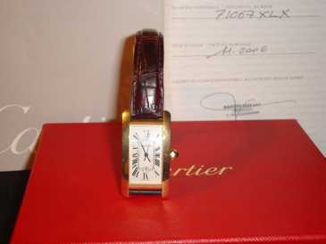 Fotografía: Proponga a vender Reloj pulsera a cuarzo Hombre - CARTIER - TANK MISURA MEDIA