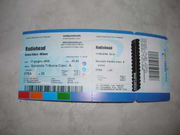 Fotografía: Proponga gratuitamente Billete de concierto RADEOHEAD 17 GIUGNO 2008 - MILANO