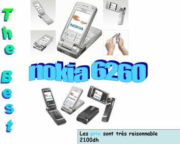 Fotografía: Proponga a vender Teléfono móvile NOKIA - 6260