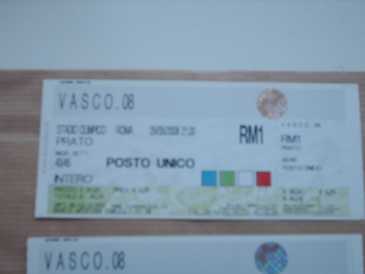 Fotografía: Proponga a vender Billete de concierto CONCERTO VASCO ROSSI - ROMA