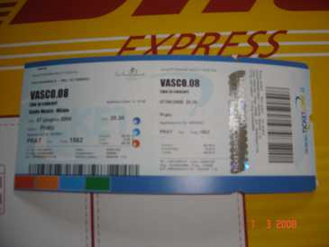 Fotografía: Proponga a vender Billete de concierto VASCO LIVE 2008 - STADIO MEAZZA (SAN SIRO)