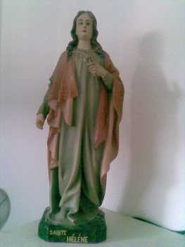 Fotografía: Proponga a vender Estatua Yeso - ST HELENE - Siglo XVIII