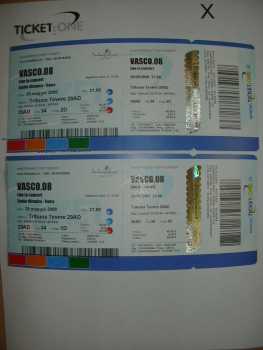 Fotografía: Proponga a vender Billete de concierto BIGLIETTI VASCO ROSSI 29/05/08 ROMA - ROMA