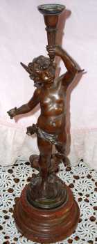 Fotografía: Proponga a vender Estatua Bronce - LES PRIM TEMPS - Siglo XVIII